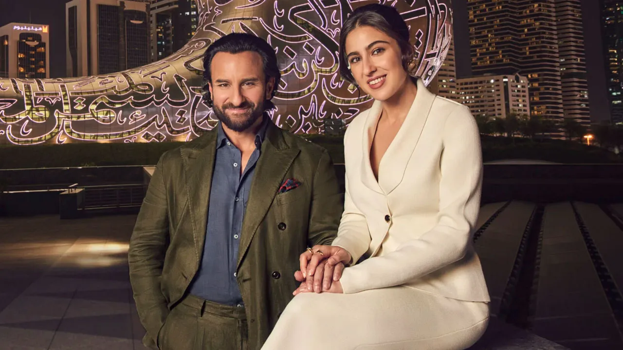 Saif Ali Khan Sara Ali Khan