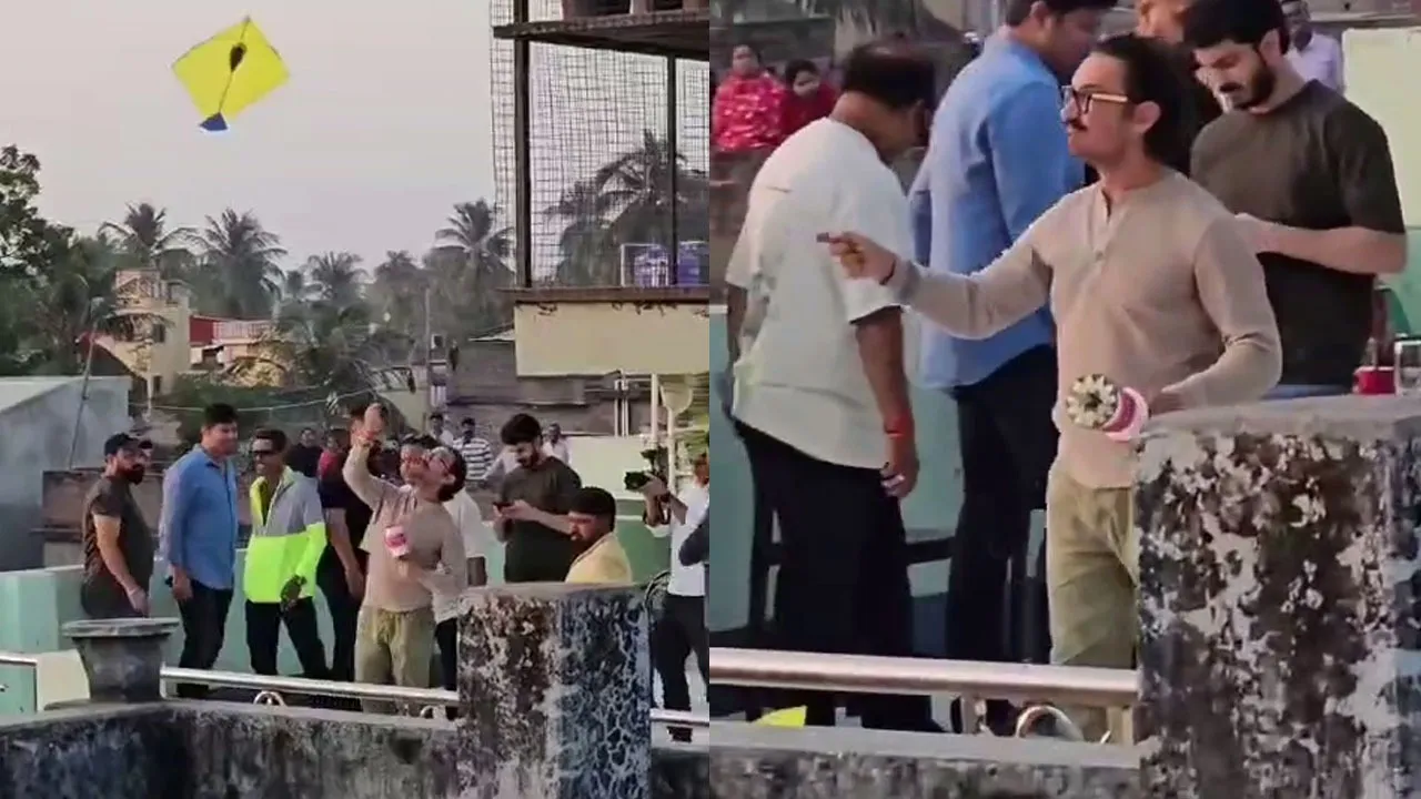 Aamir Khan Flying Kite
