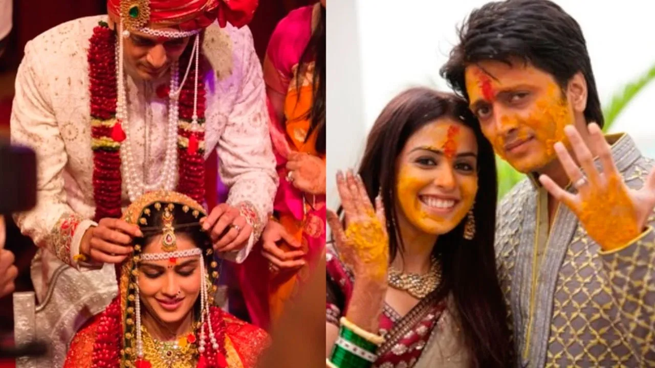 Riteish Deshmukh Genelia Deshmukh Wedding Pictures