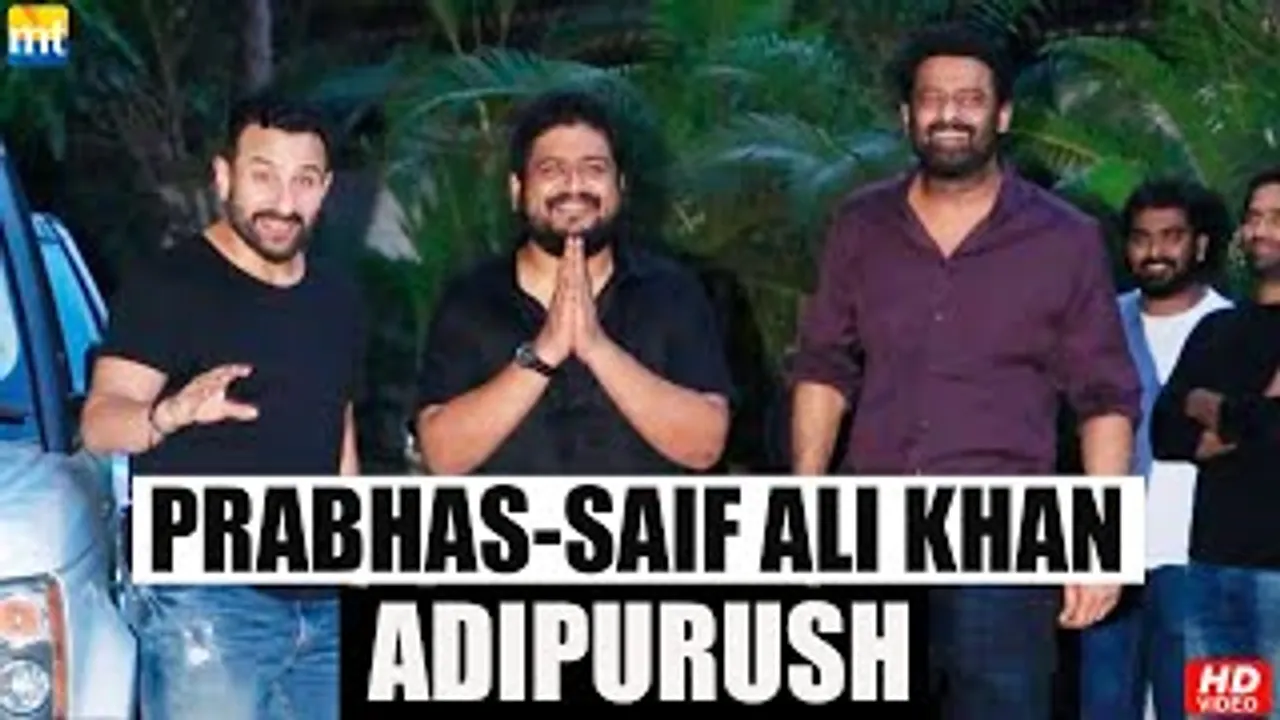Prabhas, Saif Ali Khan, Kriti Sanon & Om Raut Meet In Mumbai For Discussion On 'Adipurush'
