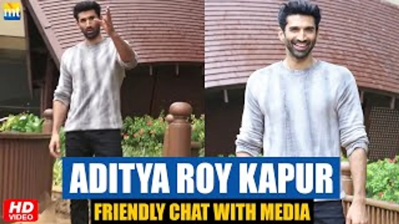 Om Actor Aditya Roy Kapoor Has A Friendly Chat With Media On How To Pose