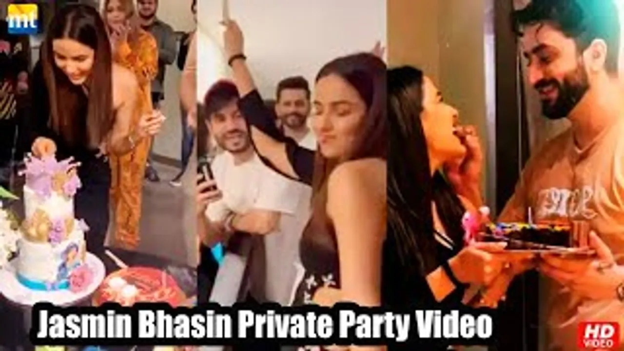 Birthday Girl Jasmin Bhasin's Party Video With Boyfriend Aly Goni, Rahul Vaidya, Disha Parmar, Ankita Lokhande And Others