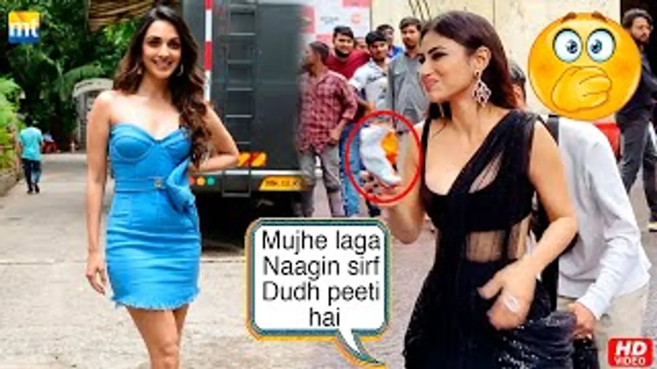 Mouni Roy Got Embarassed As Paps Saw Her Eating Lays; Kiara Advani In Strapless Mini Dress