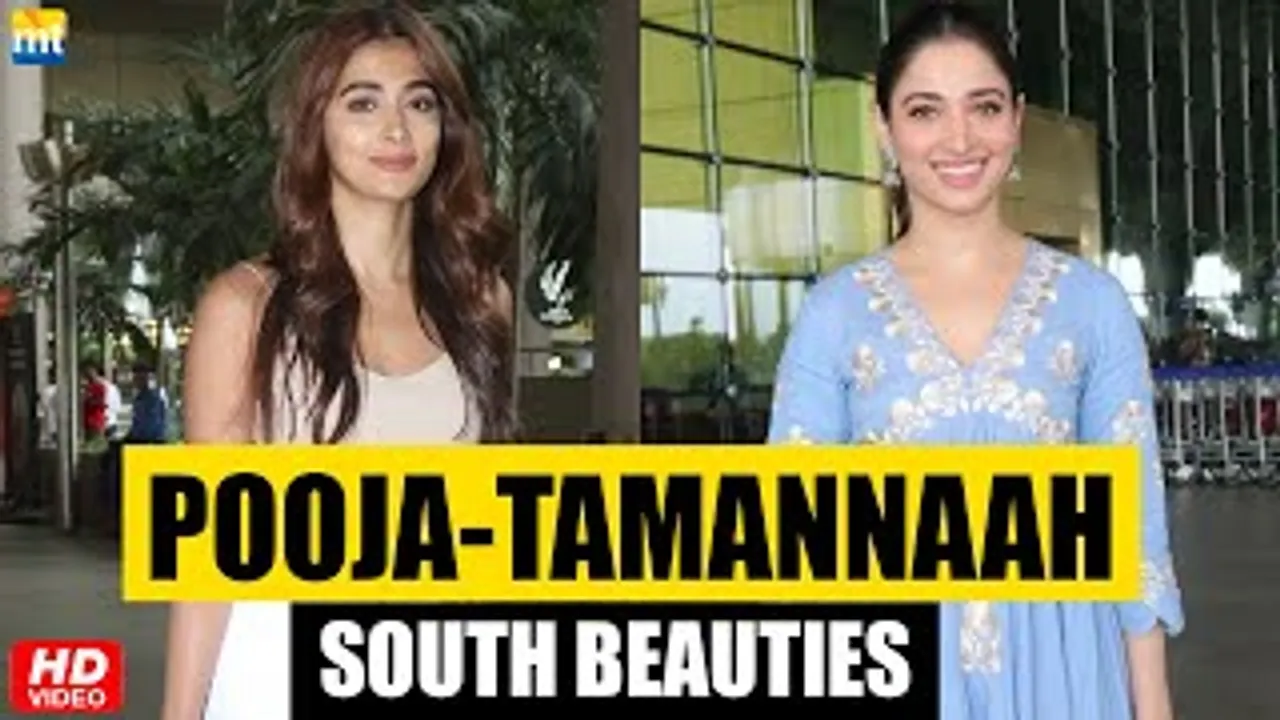 South Beauties Tamannaah Bhatia, Pooja Hegde Make Heads Turn With Simple Look At The Airport