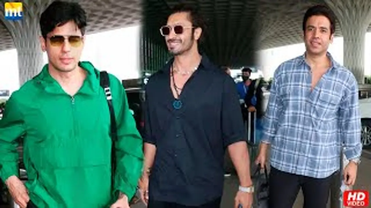 Sidharth Malhotra In All Green; Vidyut Jammwal Returns From Hyderabad; Tusshar Kapoor At Airport
