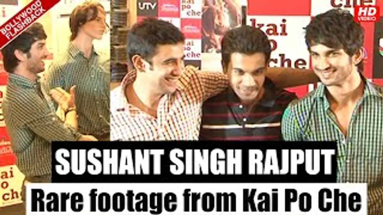 Bollywood Flashback: Sushant Singh Rajput's Debut Memorable Press Meet Of Kai Po Che! |
