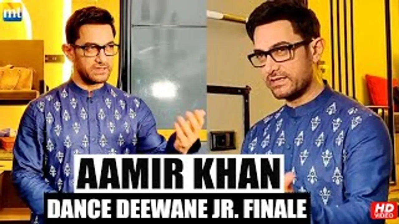 Aamir Khan Dons Blue Sherwani For 'Laal Singh Chaddha' Promotions On 'Dance Deewane Juniors' FINALE