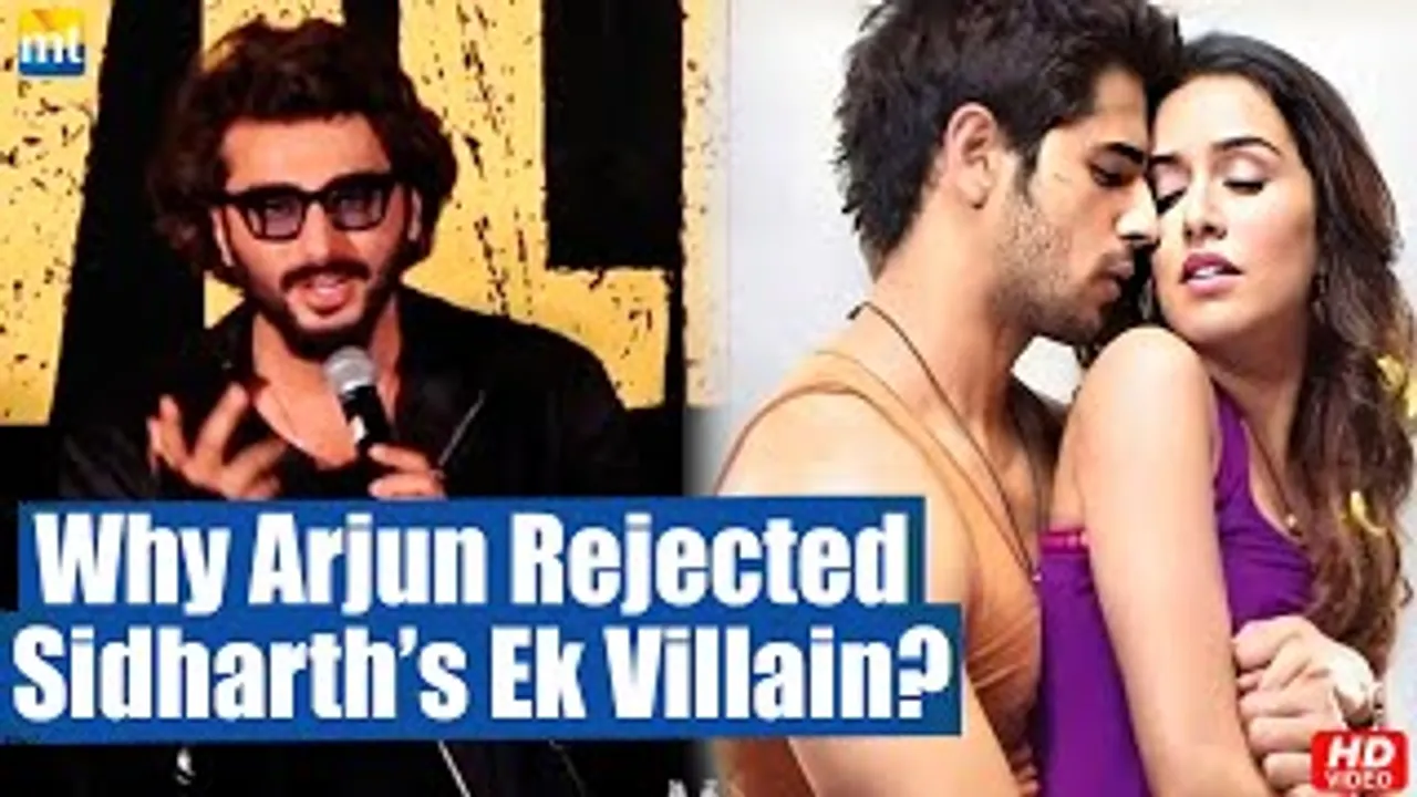 Arjun Kapoor Reveals He Rejected Sidharth Malhotra's Role In 'Ek Villain' For 'TEVAR'