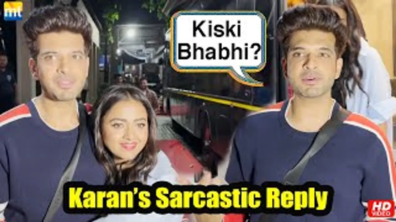 'Hamari Bhabhi Hai' Karan Kundrra asks Paps if Tejasswi Prakash is their Bhabhi in Sarcastic Way