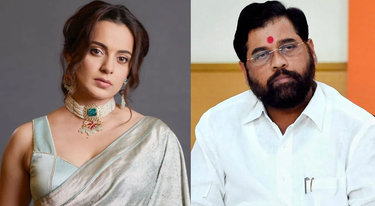Kangana Ranaut Slams Shivsena; Calls New CM Eknath Shinde's Journey Inspiring