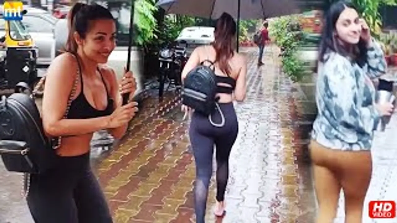 48 years old Malaika Arora sets new Hotness goals for Youngster, Akansha Ranjan in Skin colour pants
