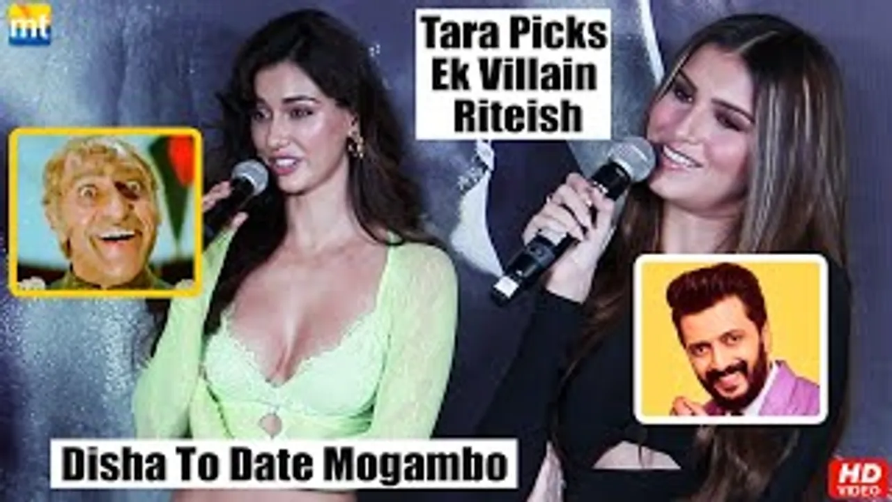Tara Sutaria would love to Date Villain Riteish Deshmukh while Disha Patani Picks Mogambo