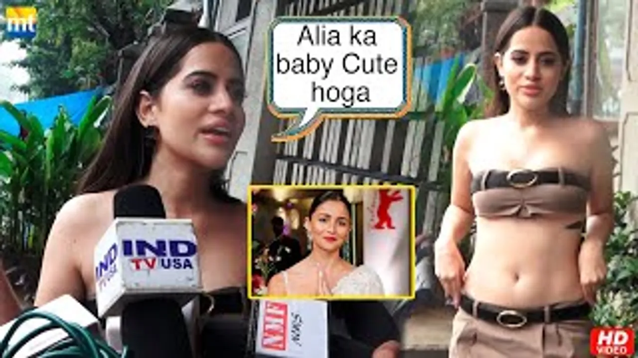 Urfi Javed Reacts On Alia Bhatt's Pregnancy News, Udaipur Beheaded Case - Watch Video
