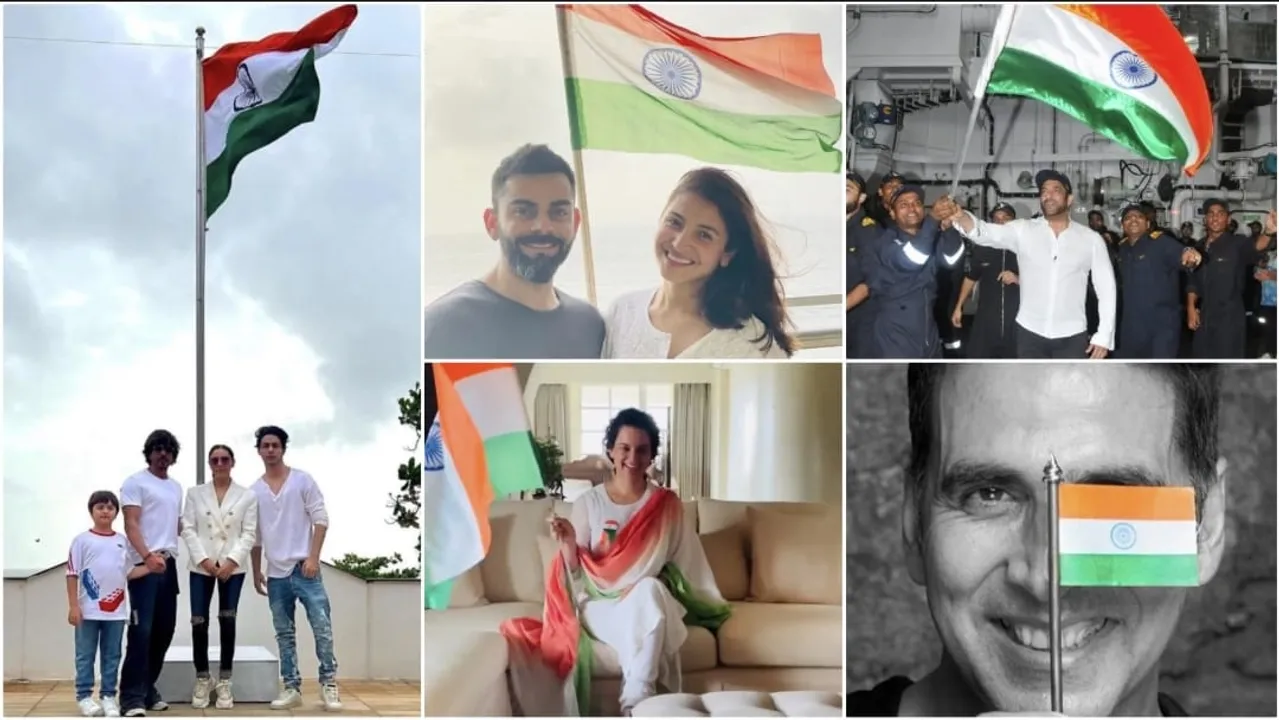 From Shah Rukh Khan, Salman Khan, Akshay Kumar To Kangana Ranaut, Bollywood Celebs Wish 75th Independence Day To Fans