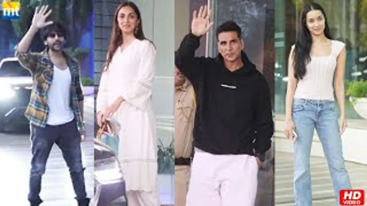 Cuttputlli Akshay Kumar, Shehzada Kartik Aaryan, Kiara Advani, Shraddha Kapoor in Andheri
