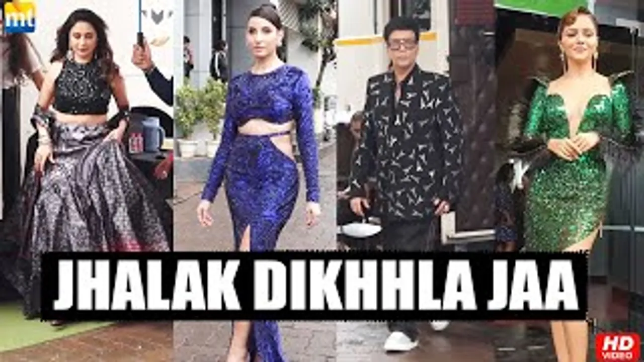 Jhalak Dikhhla Jaa new judges Madhuri Dixit, Nora Fatehi & Karan Johar shoot for 1st episode