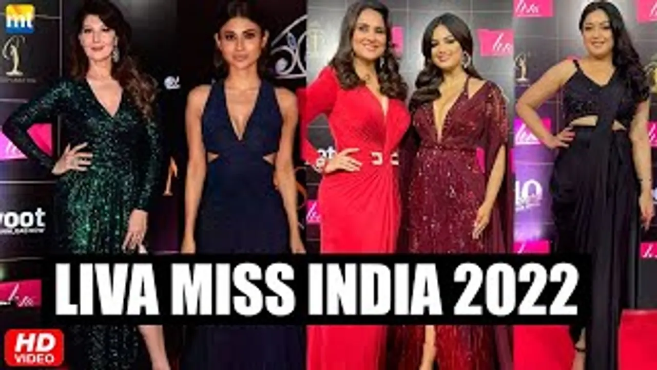 LIVA Miss Diva 2022 With Lara Dutta, Harnaaz Sandhu, Mouni Roy, Sangeeta Bijlani, Tanushree Dutta And others