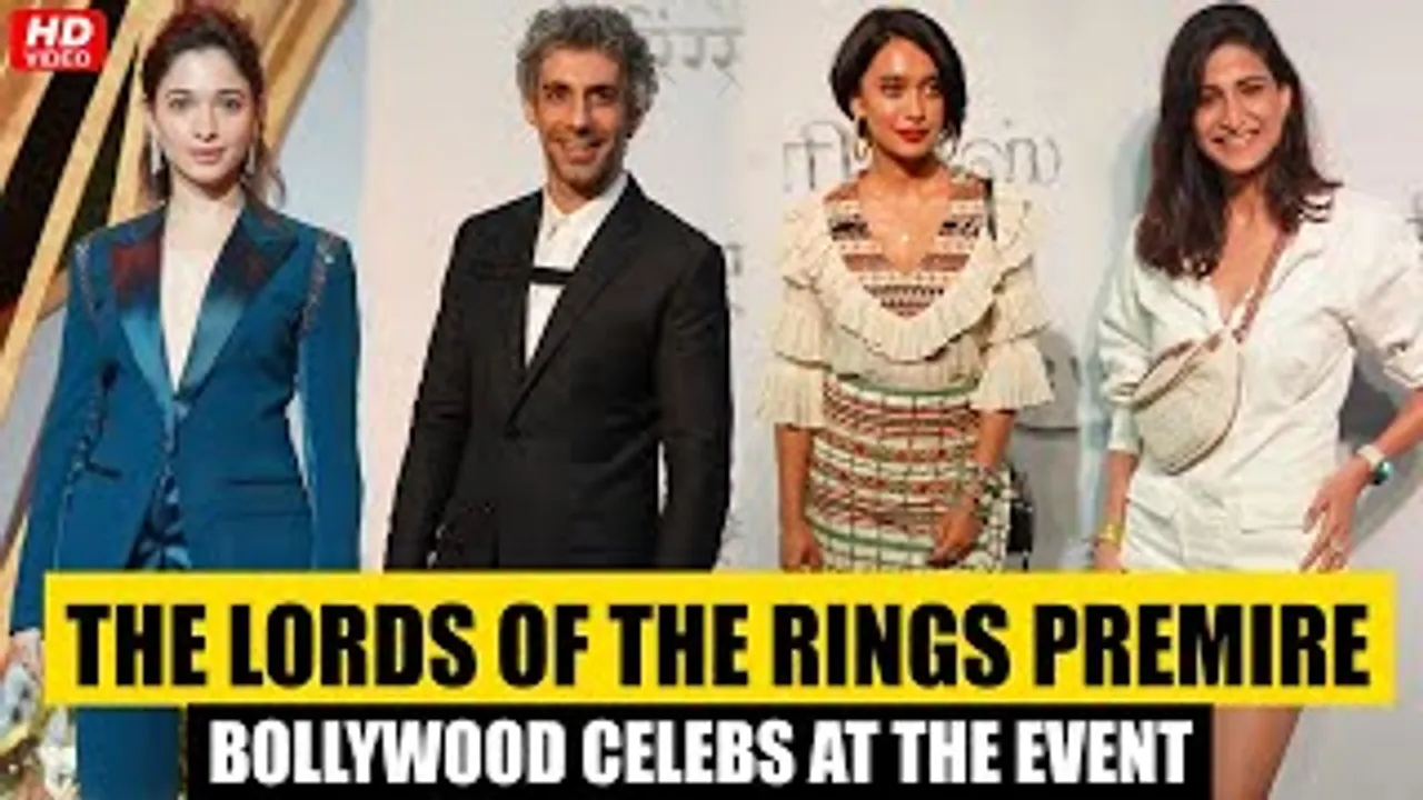 Tamannaah Bhatia, Sayani Gupta & Other Bollywood Celebs At The Lord Of The Rings: Rings Of Fire' Premiere