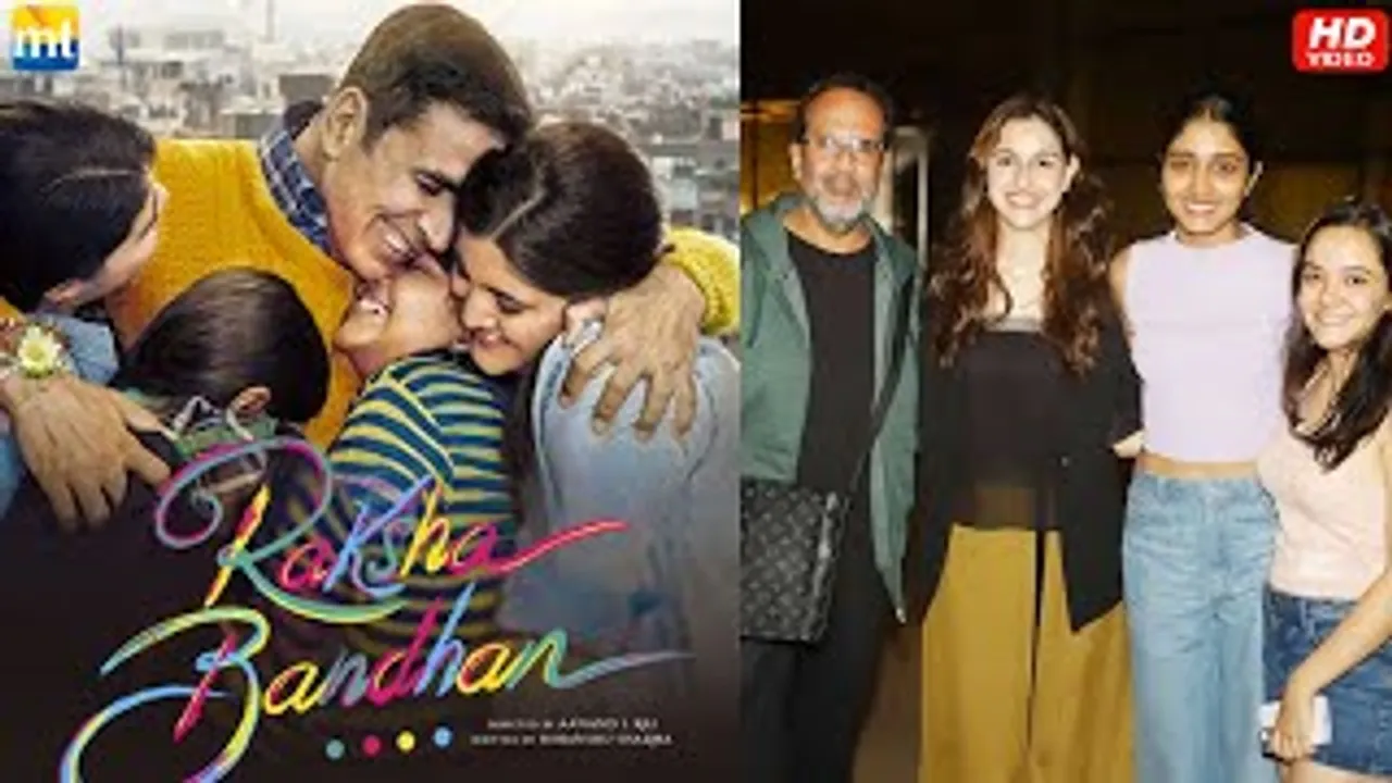 Akshay Kumar's sisters from 'Raksha Bandhan' leave for Dubai to join him for the event