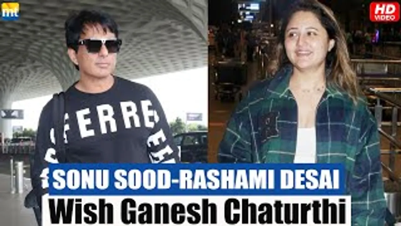 मस्सिआह Sonu Sood Invites Paps Home for Ganpati, Rashami Desai wishes media Happy Ganesh Chaturthi