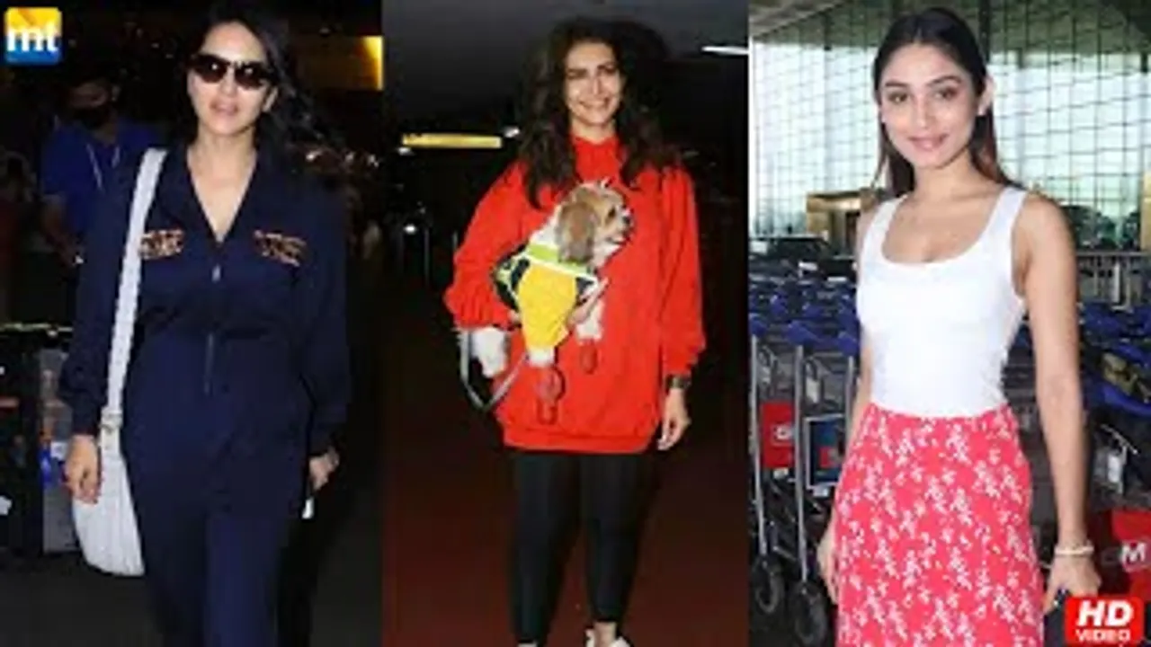 Sunny Leone looking all comfy & casual, Karishma Tanna with her pet Koko, Beautiful Donal Bisht At The Airport