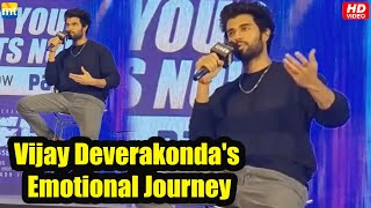 Liger Vijay Deverakonda's Emotional Journey from Zero to South Hero