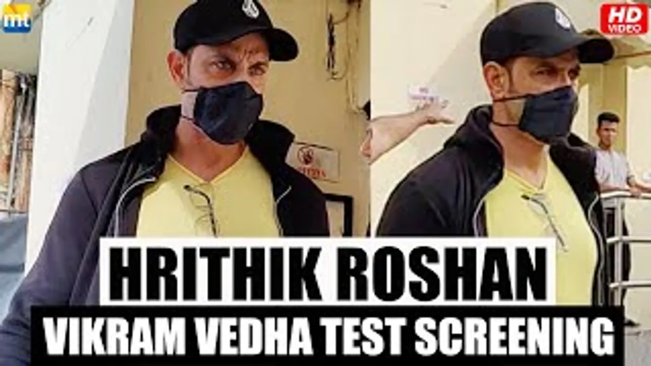 'Vikram Vedha' Teaser Coming, Hrithik Roshan with Fighter's Director Siddharth Anand at Test Screening