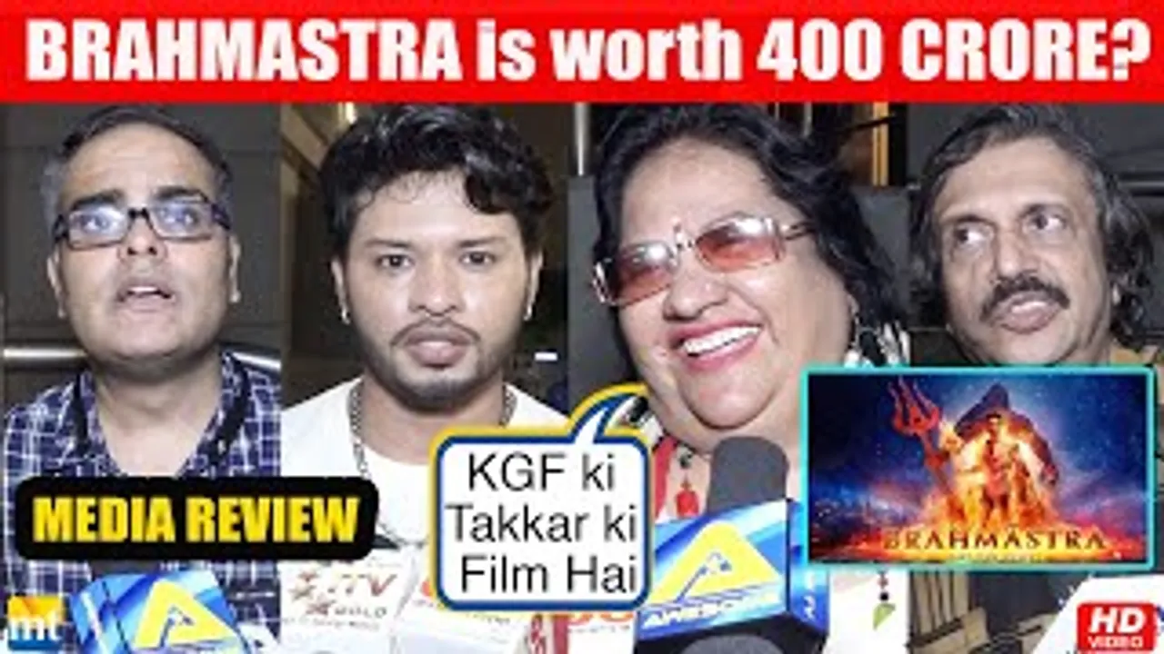 BRAHMASTRA is worth 400 CRORE? Media Review | Shah Rukh Khan, Alia Bhatt, Ranbir Kapoor