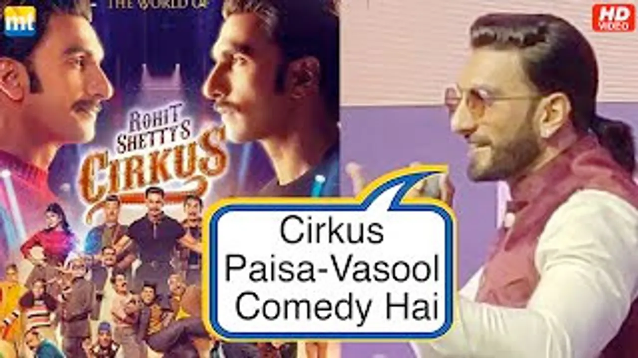 "Rohit Shetty ki Cirkus Paisa-Vasool Comedy Hai," Ranveer Singh is confident on the film