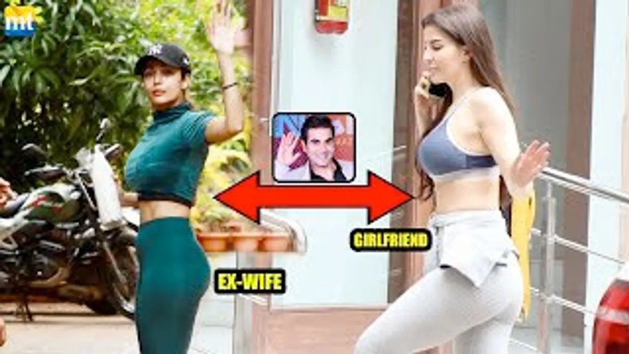 Arbaaz Khan's EX-Wife Malaika Arora & GF Giorgia Andriani arrive at gym to maintain their fitness