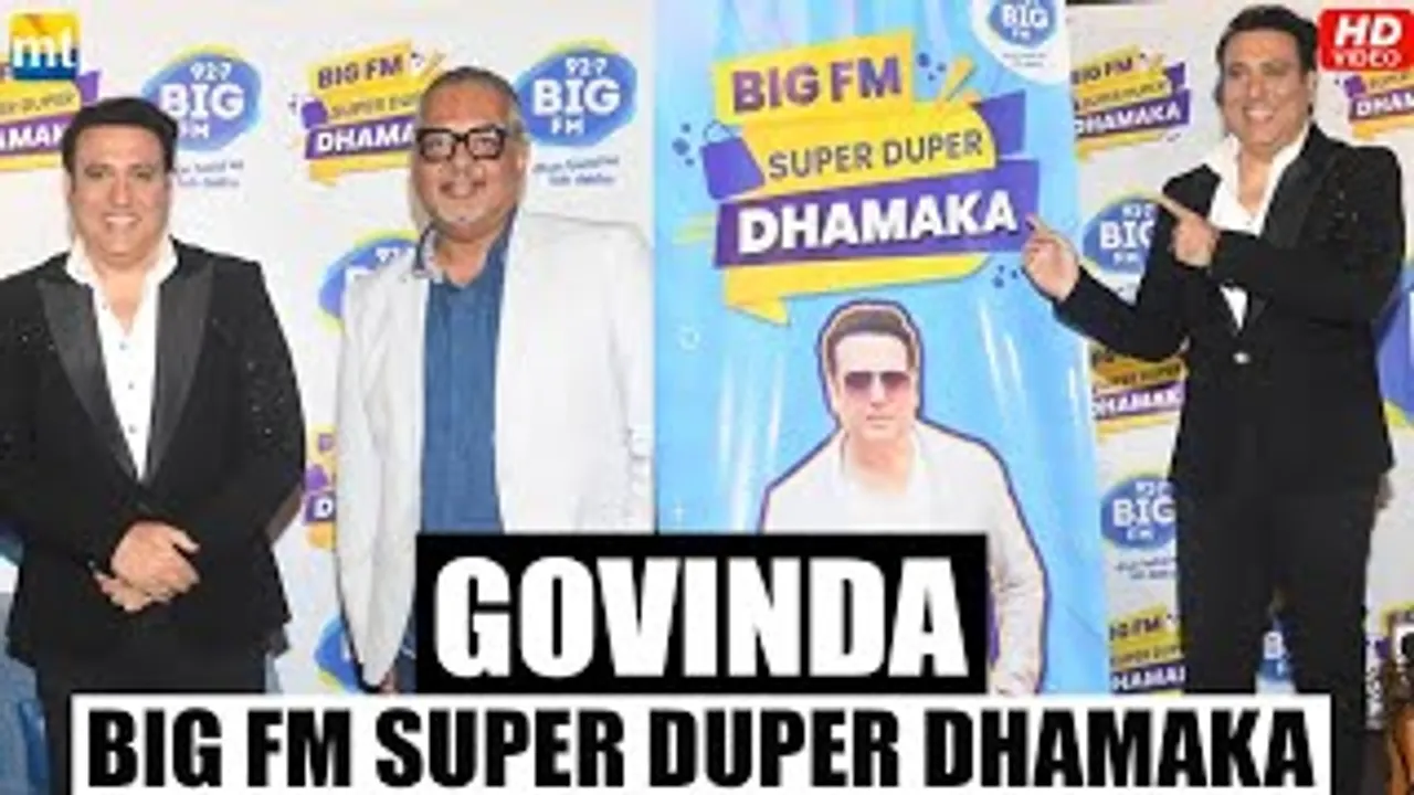 Govinda at BIG FM event, talks about Vicky Kaushal's 'Govinda Mera Naam' Boycott Bollywood