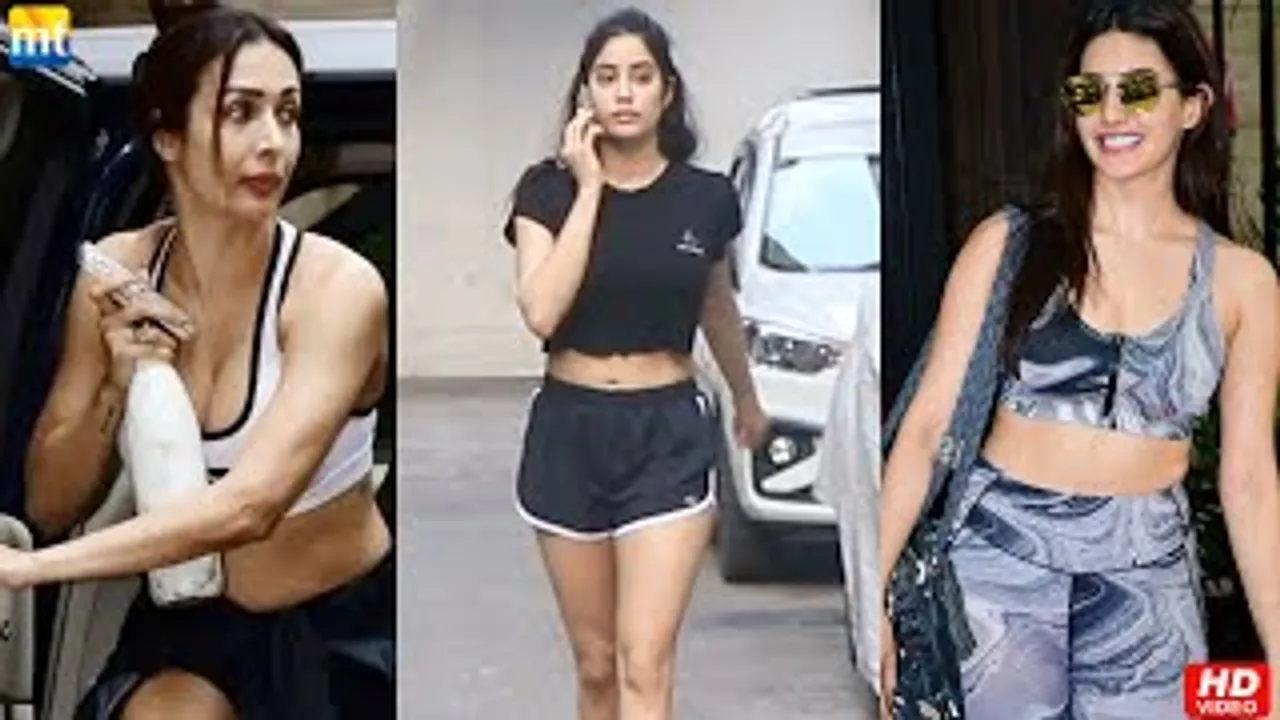 Janhvi Kapoor in shorts at Karan Johar's office, FIT Malaika Arora & Amyra Dastur, Yami Gautam at salon