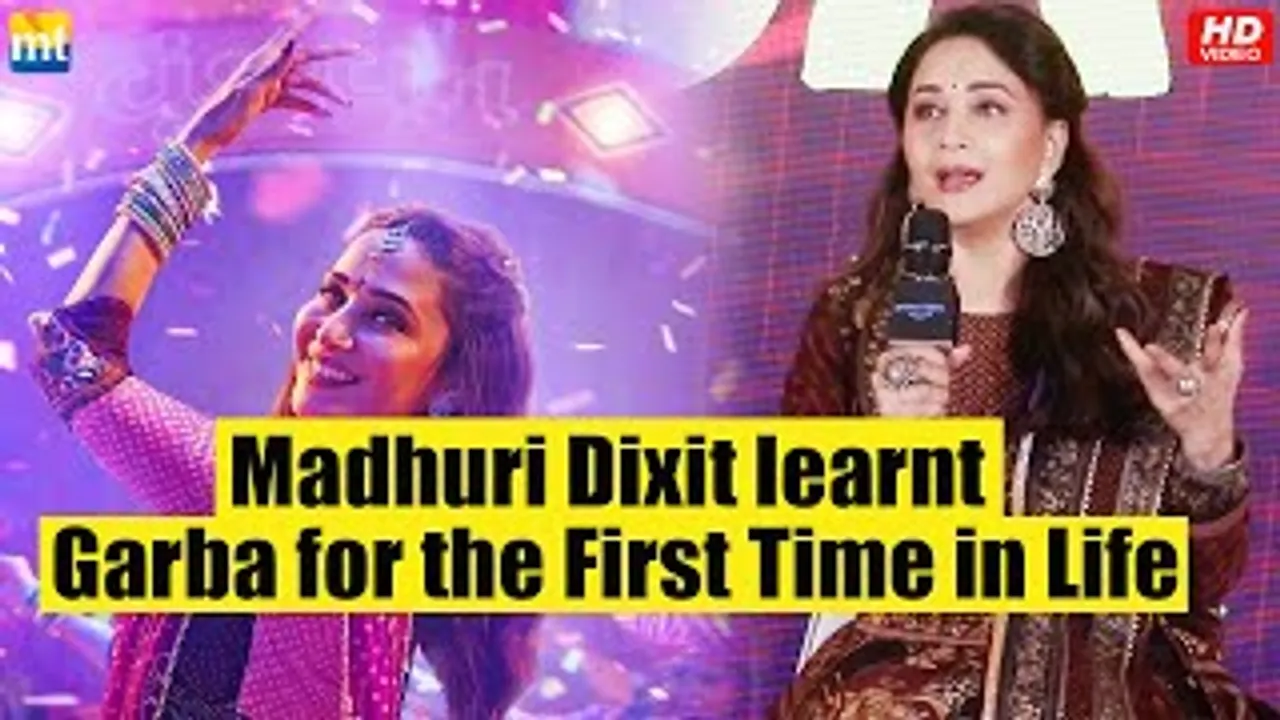 Madhuri Dixit learnt Garba for the First Time in Life for Maja Ma's Boom Padi Song