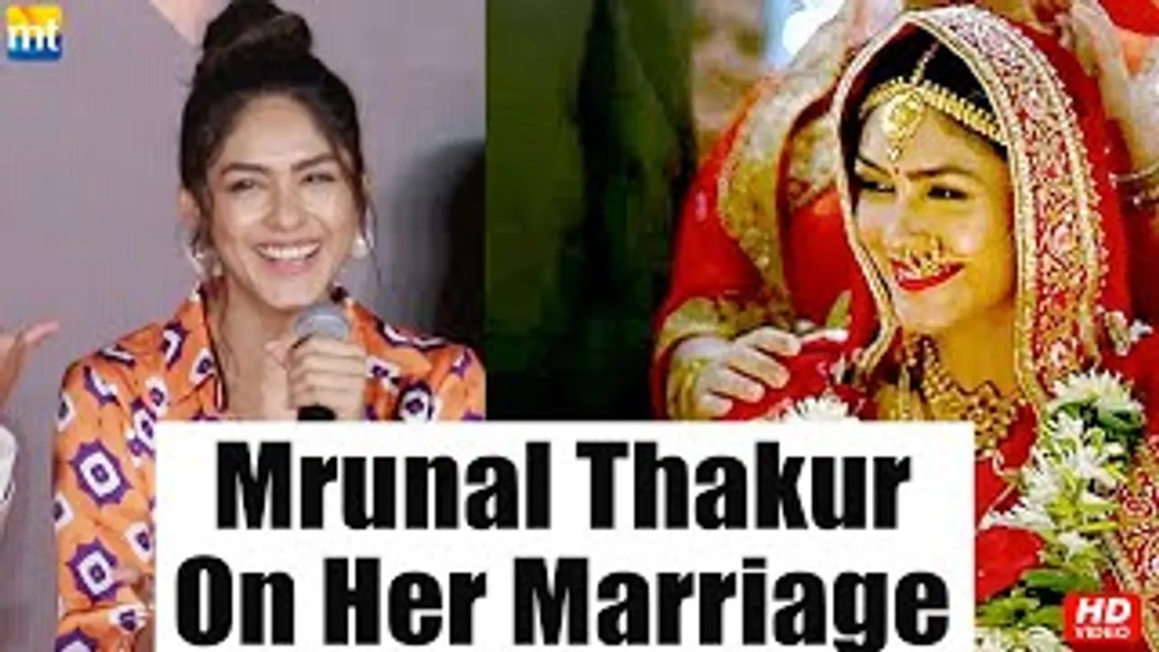 Mrunal Thakur Reveals When She Will Get Married to her Ram 😍 Sita Ramam