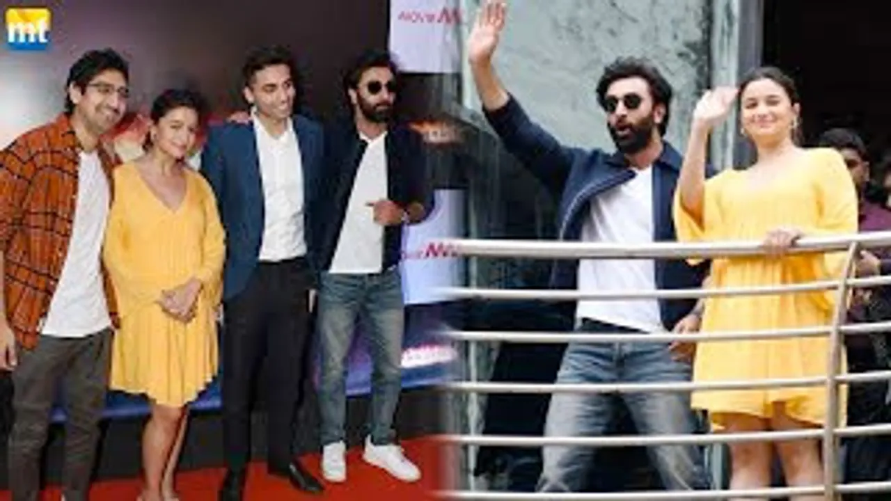 Ranbir Kapoor, Alia Bhatt and Ayan Mukerji at Brahmastra Special Show at Sion