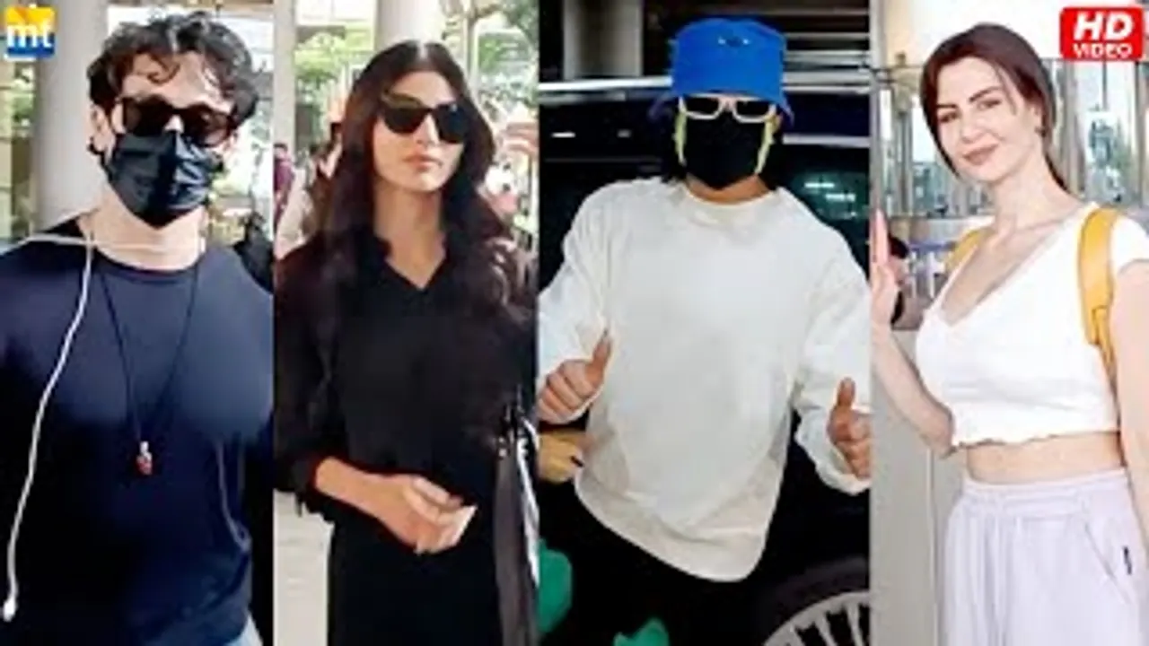 Ranveer Singh returns from SIIMA, Tiger Shroff returns from Shoot, Mouni Roy on Brahmastra reports
