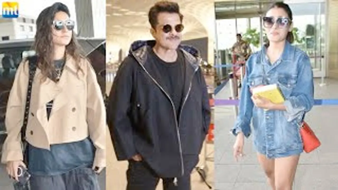 Fighter Anil Kapoor, Two hotties Shibani Dandekar & Shalini Pandey look glamorous at airport
