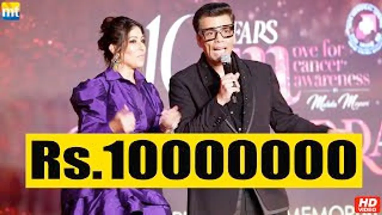 Karan Johar Help Maheka Mirpuri Raise Rs 1 CR In 2 hrs For Cancer Patients Of Tata Memorial Hospital