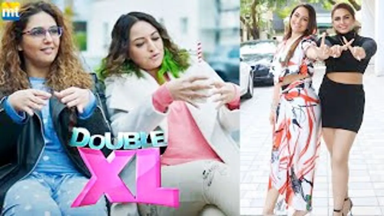 Sonakshi Sinha & Huma Qureshi look lean while promoting their film on body weight stigma 'Double XL'