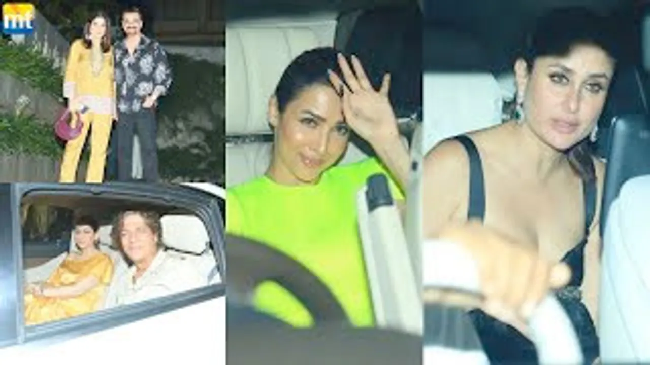 Kareena Kapoor, Malaika Arora, Chunky Pandey, Sanjay Kapoor, Farhan Akhtar at Tanya Dubash's Diwali Party