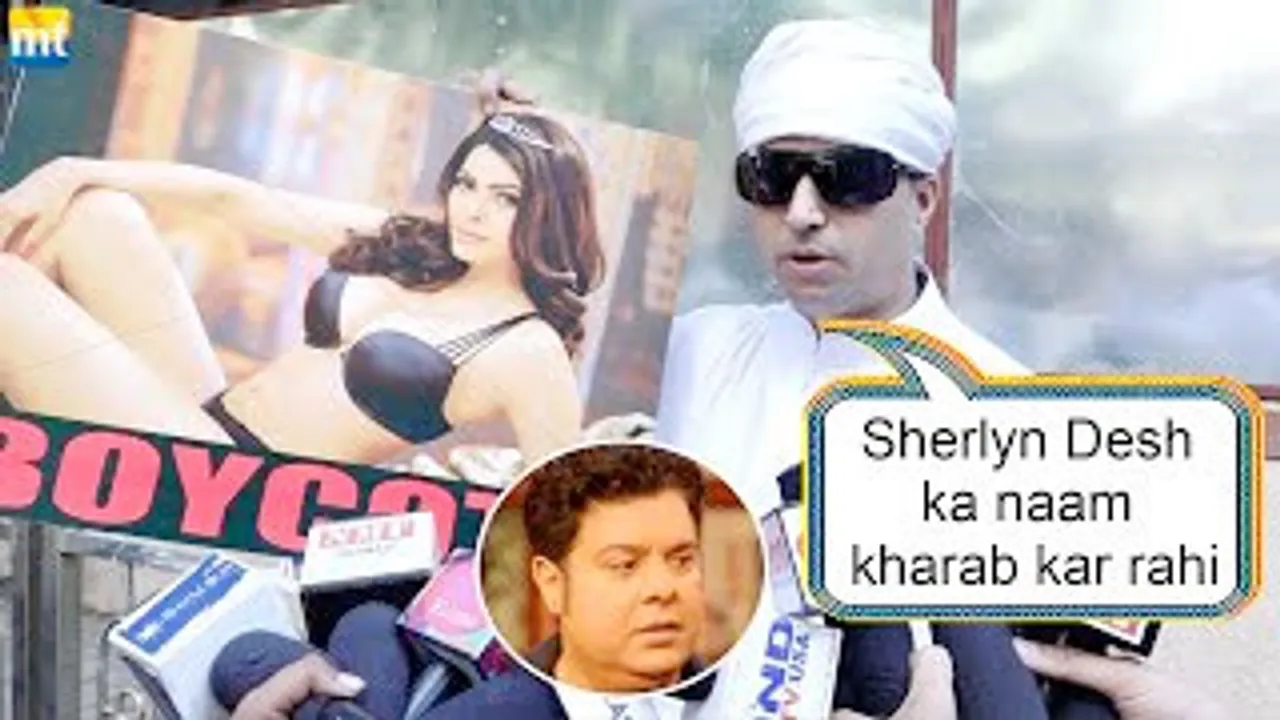 Faizan Ansari files 3 cases on Adult Movie Actress Sherlyn Chopra for defaming Sajid Khan