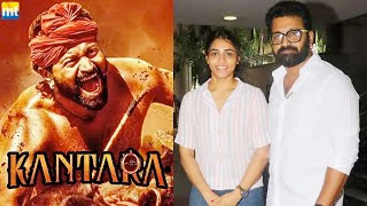 Kantara Actor Rishabh Shetty & Saptami Gowda Arrive in Mumbai for Hindi release of the film