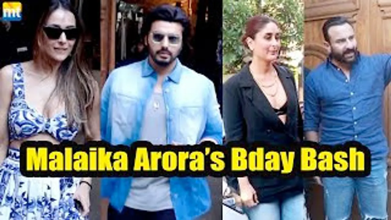 Malaika Arora's Birthday Bash With Kareena Kapoor, Karishma Kapoor, Sussanne Khan And Saif Ali Khan