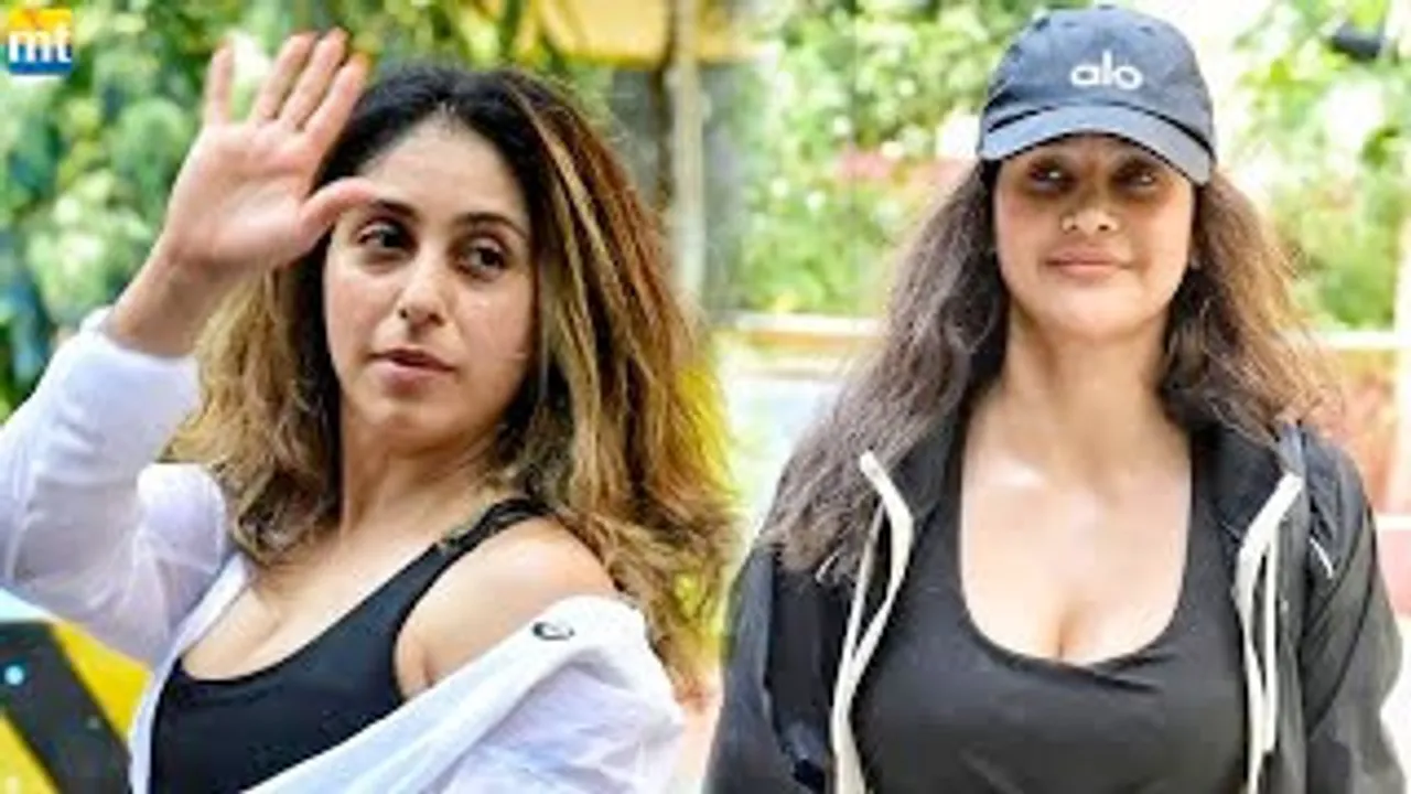 Fitness Freaks Neha Bhasin & Aisha Sharma sweat out after hit the gym