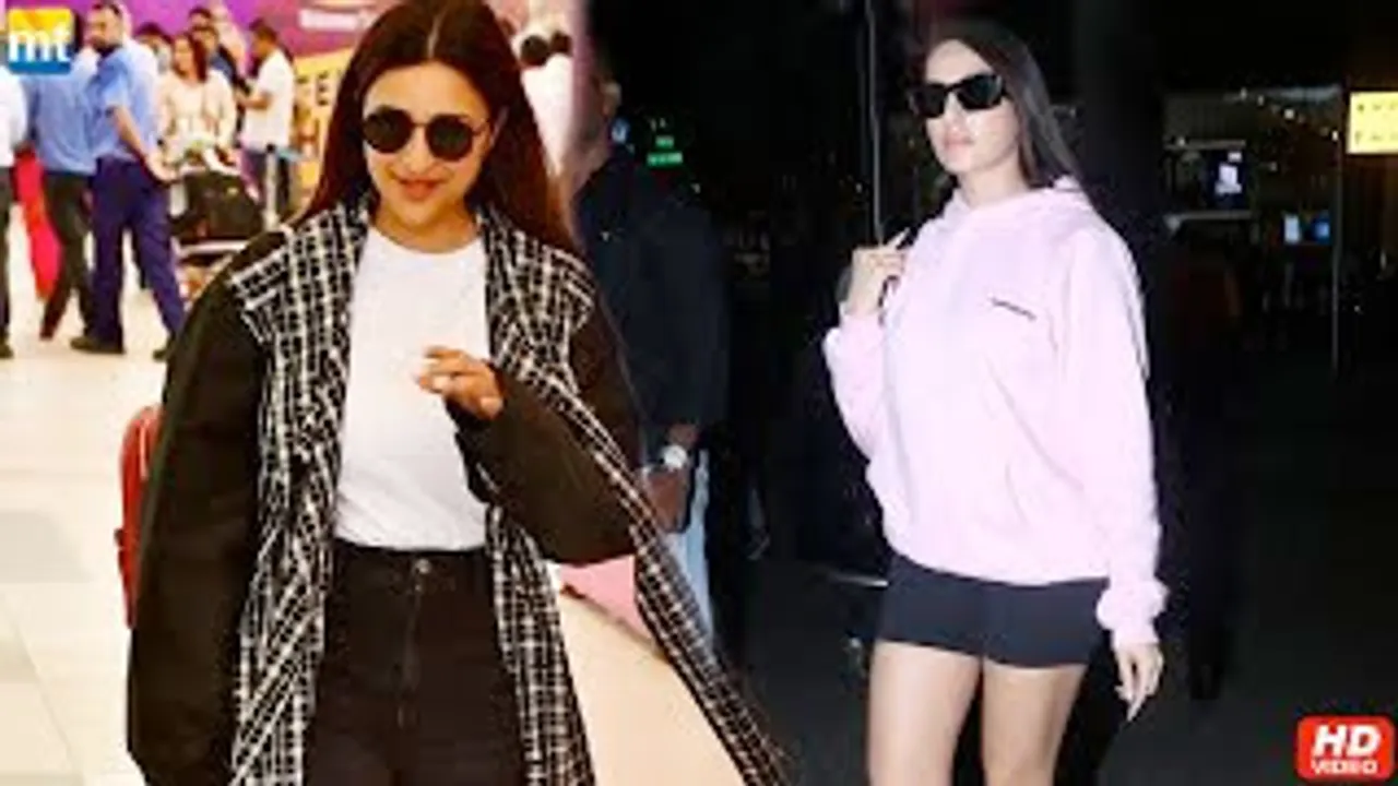 Nora Fatehi looking HOT in Hoodie & Black Shorts, Agent Durga Parineeti Chopra returns from Jaipur
