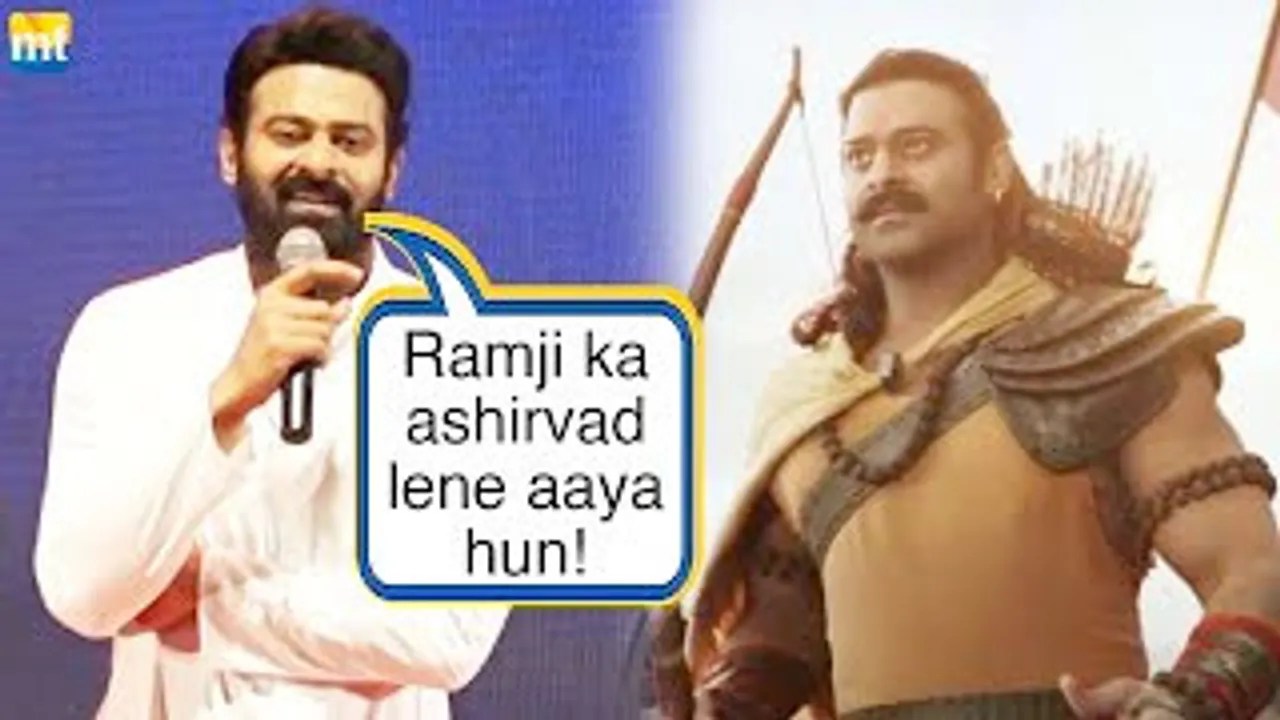 Prabhas reveals he was nervous to Play Lord Rama in Adipurush