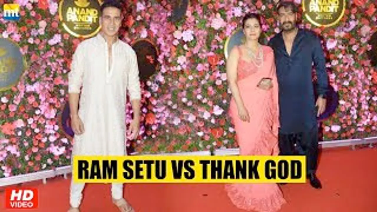 Akshay Kumar and Ajay Devgn seen together at a Diwali Bash