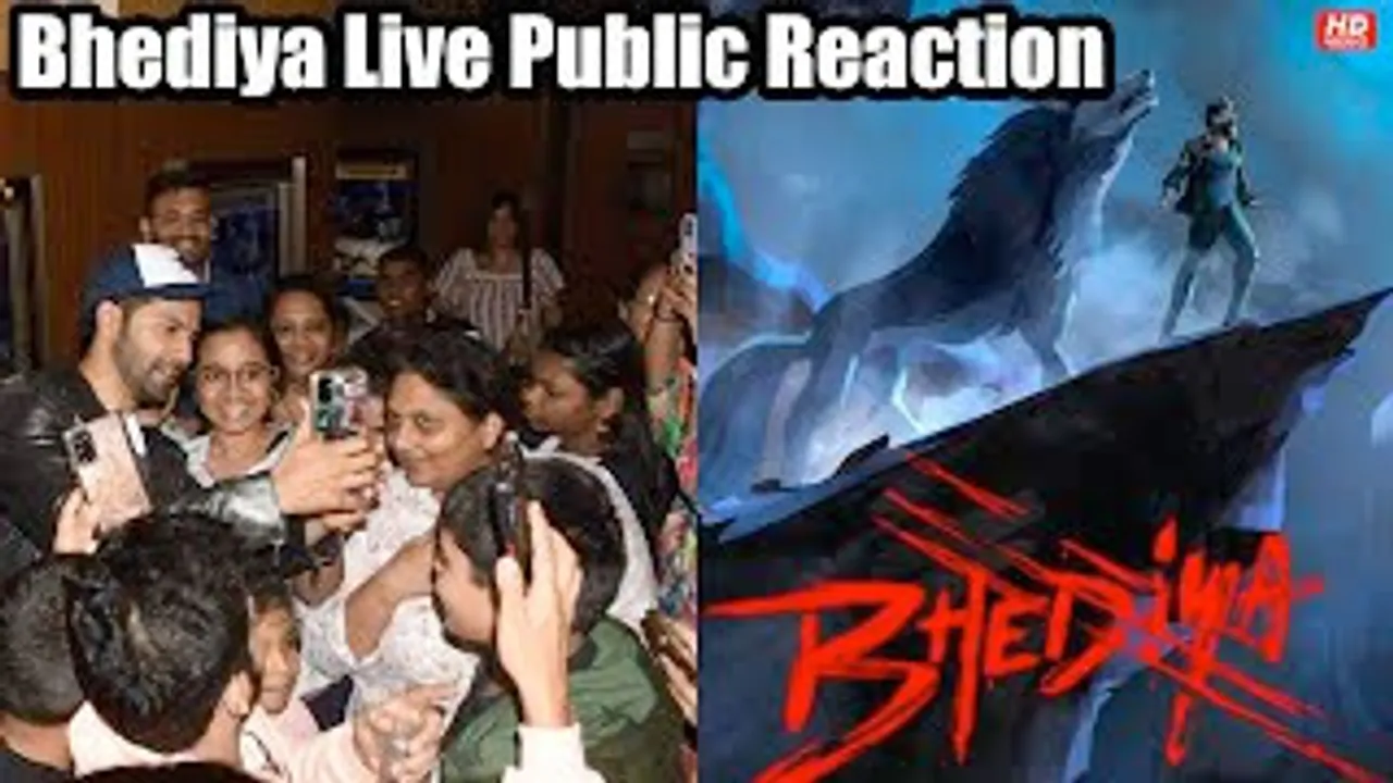 Varun Dhawan surprises the public by entering the Bhediya Show at PVR