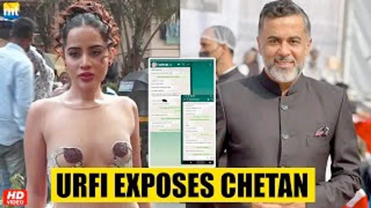 Urfi Javed Exposes WhatsApp Chats & Slams Chetan Bhagat for his remarks on her clothes