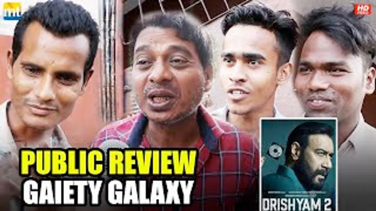 Climax Zordaar Hai - Drishyam 2 Public Review From Gaiety Galaxy